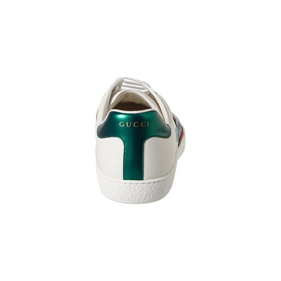 Gucci Band Ace Leather Sneaker - Picture 3 of 5